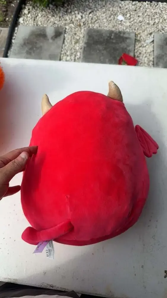 Squishmallows Zelana the Red Dragon Plush Pillow